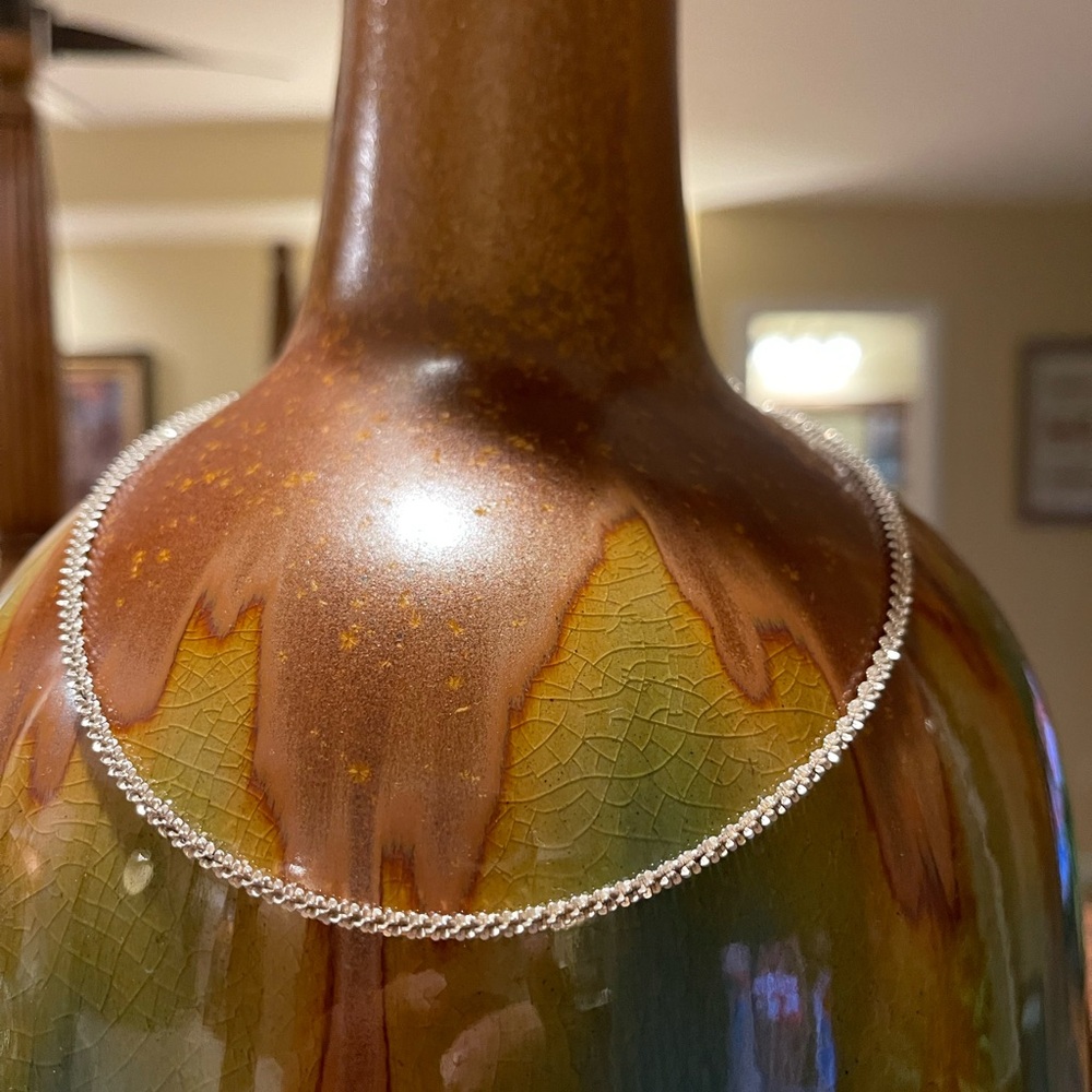 Elegant Sterling Silver Chain Necklace
